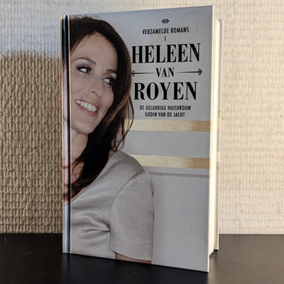 Cover van het tweedehands boek 'De gelukkige huisvrouw' door Heleen van Royen, getoond in 400x400 pixels.