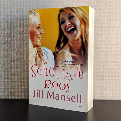 Cover van het tweedehands boek 'Schot in de roos' door Jill Mansell, getoond in 400x400 pixels.