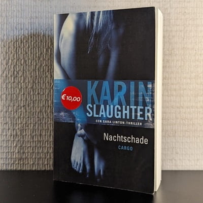 Cover van het tweedehands boek 'Nachtschade' door Karin Slaughter, getoond in 400x400 pixels.